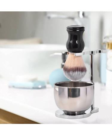 Premium 3-in-1 Men's Shaving Set | Brush Bowl Razor & Stand - Perfect for Grooming & Gift - Buy Online on GoSupps.com