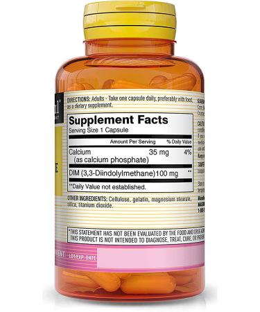 Mason Natural DIM 100 mg - Diindolylmethane Capsules, 60 Count for Hormonal Support - Buy Online on GoSupps.com