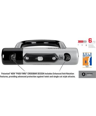 Kryptonite Kryptolok Standard U-Lock Bicycle Lock Set with FlexFrame-U Bracket and Security Cable - Buy Online on GoSupps.com