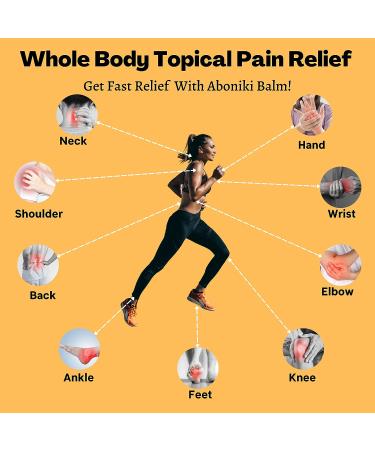 Aboniki Balm (4 Jars) - Powerful Pain Relief for Muscles & Joints. Soothes Aches & Pains, Deep Heat Comfort - Buy Online on GoSupps.com