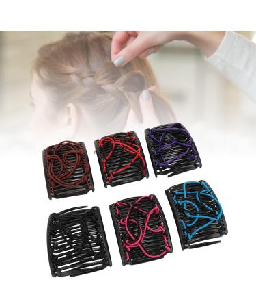 Magic Hair Comb Vintage Stretchy Double Comb Hair Forks Clips Bun Maker Women Girls Hairstyle Multipurpose Hair Accessories - Buy Online on GoSupps.com