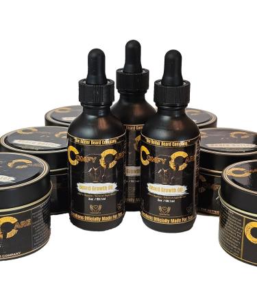 Comfy Care Beard Growth Oil for Men - All-Natural Beard Softener & Moisturizer for All Beard Types - Strengthens & Nourishes - Buy Online on GoSupps.com