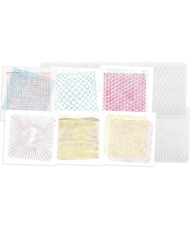 ROYLCO R5841 Optical Illusion 7 by 7-Inch Rubbing Plates 6-Pack - Buy Online on GoSupps.com