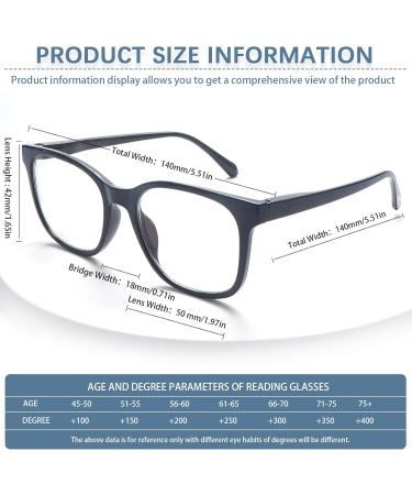 VIDEBLA 6 Pack Blue Light Blocking Reading Glasses for Men & Women | Anti-UV Eyeglasses with Leather Case | Computer Readers 1.25x - Buy Online on GoSupps.com