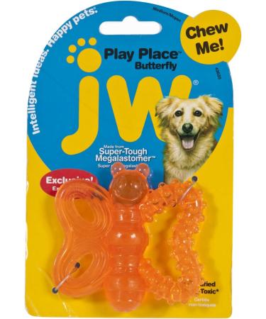 JW Pet Playplace Butterfly Teether - Multicolor Adult Teething Toy - Buy Online on GoSupps.com
