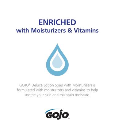 GOJO Deluxe Lotion Hand Soap Refill - 1000 mL (Pack of 8) | Light Floral Scent with Moisturizers | For GOJO NXT Dispenser - Buy Online on GoSupps.com