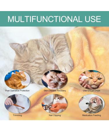 Tokseo Sore Crane Cat Collar | Adjustable Anti-Bite Soft Collar for Cats & Small Dogs | Post-Surgery Recovery - Buy Online on GoSupps.com