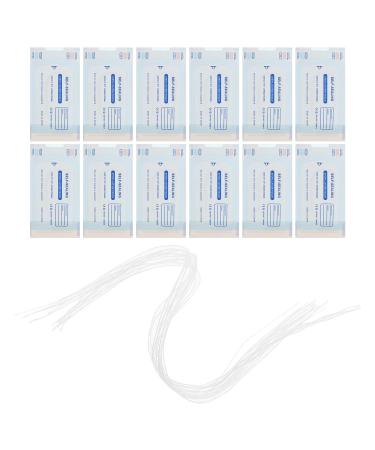 Lot de 20 set de Fils de Collag ne Prot in s Cor ens Blancs pour Lifting Visage S rum Anti-Rides Front et Contour des Yeux Essence Soluble Remodelante pour Peau Ferme et