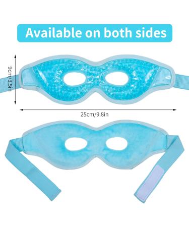Ruggito Cooling Eye Mask - Reusable Gel Eye Mask for Cold Therapy Swollen Eyes & Headaches - International Shipping - Buy Online on GoSupps.com