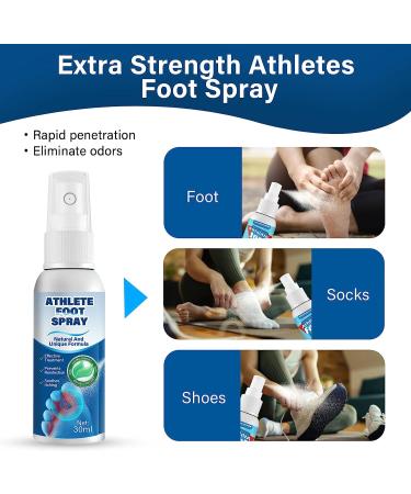 iTecFreely Athletes Foot Spray - Natural Treatment for Fast Relief from Itchy and Inflamed Feet - Buy Online on GoSupps.com