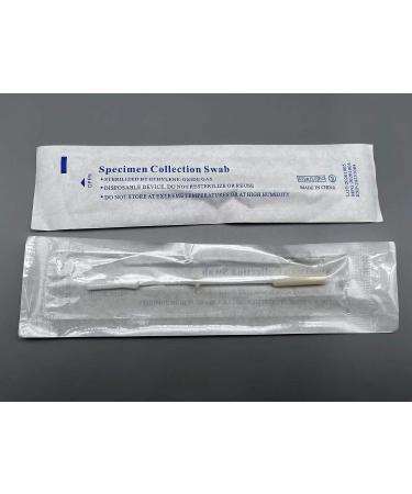 Nasopharyngeal Collection Flocked Nasal Swab | Sterile Individually Wrapped | 95mm Break Point Nylon Tip (100) - Buy Online on GoSupps.com