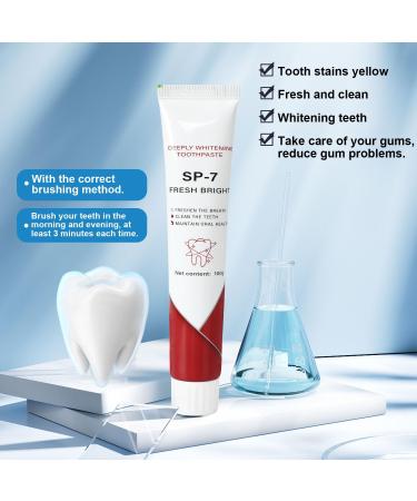 SP-7 Probiotic Toothpaste - Whitening Stain Removal & Freshness (2PCS) | Best Probiotic Dental Care for Bright Smiles - Buy Online on GoSupps.com