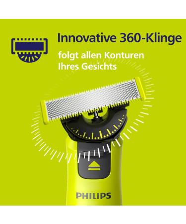 Philips OneBlade 360 Original Substitute Blades - 3 Pack (QP430/60) for All OneBlade Models - Innovative 360 Blade Technology - Buy Online on GoSupps.com