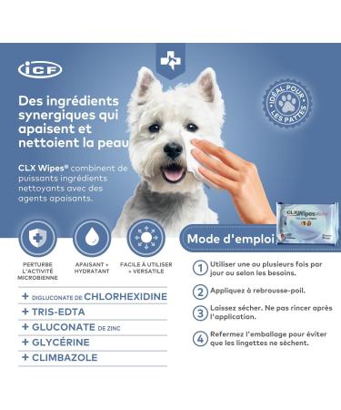 Livisto CLX Wipes for Dogs & Cats | Hygienic Cleaning - 20 Pocket Wipes | International Shipping - Buy Online on GoSupps.com