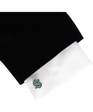 Seattle Kraken NHL Logo Cufflinks - Official Team Merchandise for Hockey Fans - Buy Online on GoSupps.com