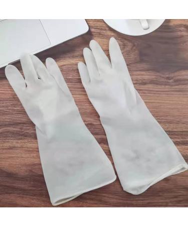 Laundry gloves latex gloves dishwashing housekeeping rubber kitchen gloves cleaning housekeeping gloves glove Medium - Buy Online on GoSupps.com