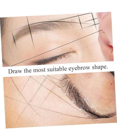 Didiseaon Makeup Supplies Eyebrow Brow Stencil Guide Ink Nose Measuring Thin- Threading Grooming Ultra- - Buy Online on GoSupps.com