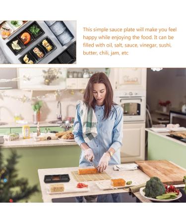 Zerodeko 2 Pcs Sauce Dish Stainless Steel Sauce Bowl Serving Saucers Mini Sushi Dipping Bowls Food Trays Seasoning Dish Grid Ceramic Seasoning Bowls Snack Dishes Ceramics Japanese-Style 20.5X8X3.2CMx2pcs Orangex2pcs - Buy Online on GoSupps.com