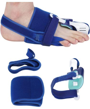 Bunion Corrector Toe Separators - Soft Fabric, Adjustable Strength, Prevents Deviation - Left Foot - Buy Online on GoSupps.com