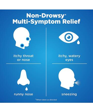 Amazon Basic Care Loratadine 10mg Tablets - 300 Count, 24-Hour Allergy Relief Antihistamine - Buy Online on GoSupps.com