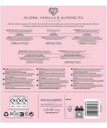 Baylis & Harding Jojoba Vanilla & Almond Oil Perfect Pamper Gift Set - Vegan Friendly - Buy Online on GoSupps.com