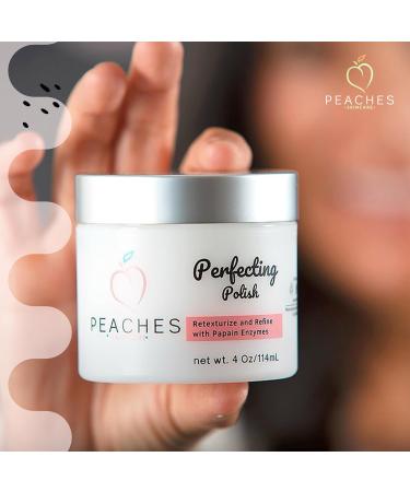 Perfecting Polish 4 oz - Vegan Exfoliating Scrub for Face | Acne Repair & Skin Damage Repair | Gentle Sugar Lavender & Arnica Formula - Buy Online on GoSupps.com