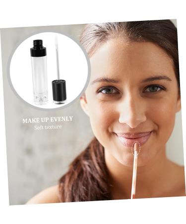 FRCOLOR 4 pi ces Lot de Flacons Gloss Vides Noirs Tubes Transparents Rechargeables pour L vres DIY Recharge Facile et Portable pour Usage Quotidien F minin - Buy Online on GoSupps.com