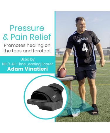 Vive Offloading Post-Op Shoe - Forefront Wedge Boot for Broken Toe Injury - XS - Buy Online on GoSupps.com
