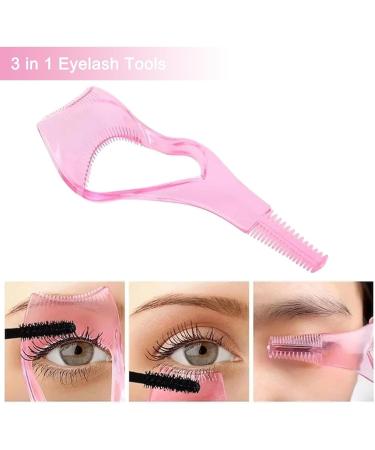 3pcs/Set Mascara Shield Guard 3 in 1 Eyelash Tools Mascara Shield Applicator Guard Upper Lower Helper Tool Eyelashes Clean Brush - Buy Online on GoSupps.com