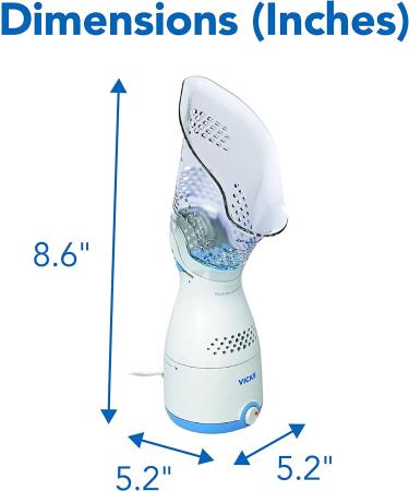 Vicks Personal Sinus Steam Inhaler | Face Humidifier for Sinus Relief & Cough - Buy Online on GoSupps.com