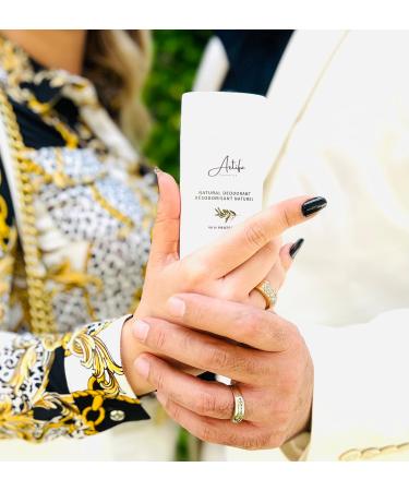 Artifa Natural Deodorant Aluminum Free with Probiotics, Coconut Oil & Shea Butter 2.65 oz - for Women and Men - Buy Online on GoSupps.com