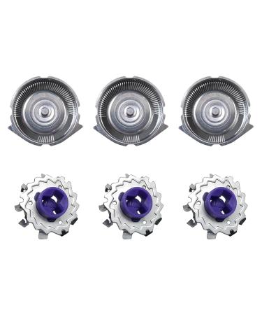 3 Pack Replacement Shaver Head for Philips Norelco HQ8 HQ6073 HQ7120 & PT735 - International Shipping Available - Buy Online on GoSupps.com