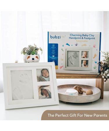 Baby Handprint and Footprint Kit for Newborn Boys & Girls | Baby Shower Gift Set | Milestone Picture Frames | Nursery Decor - Buy Online on GoSupps.com