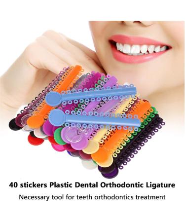 Orthodontic Ligature Rubber Bands - Multi-Color O-rings for Braces - Buy Online on GoSupps.com