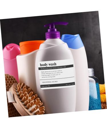 KICHOUSE 8 Sheets Bathroom Bath Tags Conditioner Labels Skincare Toiletries Sticker Shampoo Water Proof - Buy Online on GoSupps.com