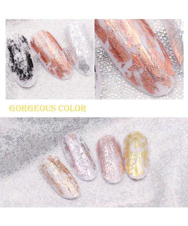 30 Colors Nail Foil Transfer Sticker Kalolary Big Size Holographic Flower Starry Sky Metallic Nail Art Stickers Tips Wraps Foil Transfer Adhesive Glitters DIY Nail Decoration(10 rolls each box.) - Buy Online on GoSupps.com