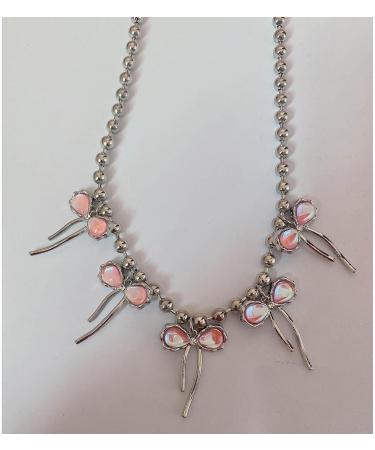 Oralgo Geometric Loop Necklace for Women - Trendy Collarbone Chain | Student Chic & Simple Metal Design - Buy Online on GoSupps.com