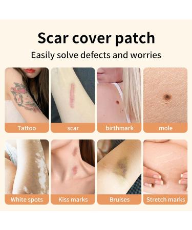 20pcs Invisible Concealer Stickers Combo Pack Tattoo Cover Up Patch Overing Patch Fins Pour Cacher Cicatrices Tatouages Et Taches De Naissance Convient aux Teints Clairs cream 15 - Buy Online on GoSupps.com