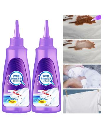 Active Enzyme Clothing Stain Remover - 150ml - White Shirt Guardian Emergency Stain Remover Roller (2PCS)