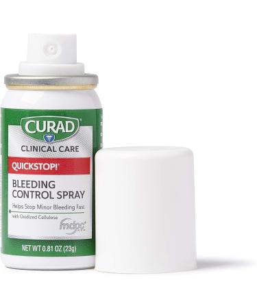 CURAD QuickStop Bleeding Control Spray - .81oz (1 Count) - Fast Healing for Minor Cuts & Scrapes - Buy Online on GoSupps.com