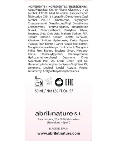 abril et nature Skin Multi Active Age Delay 20+ 50ml First wrinkle treatment 100 vegan Moisture retention for young skin All skin types - Buy Online on GoSupps.com