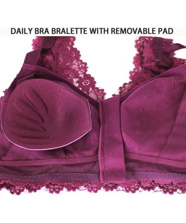 XWSM Front Zipper Post Surgery Mastectomy Bra - All-Day Comfort with Pocket Chest Pad for Women - Sporty Corset Underwear - Large Red - Buy Online on GoSupps.com