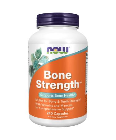 Now Foods Bone Strength 240 Capsules - Buy Online on GoSupps.com