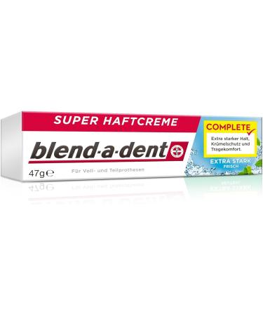 Buy Blend-a-Dent Complete Extra Strong Adhesive Cream Pack of 3 - Super Hold for Secure Dentures | Fast International Shipping - Buy Online on GoSupps.com