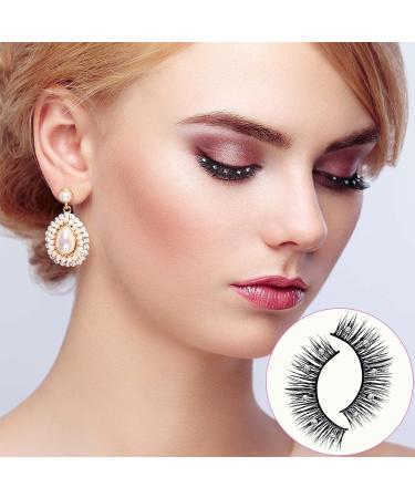 ANCIRS 20pcs Diamond False Eyelashes - Natural Rhinestone Decorative Faux Mink Lashes for Makeup, Valentines, Halloween, New Year, Cosplay Party & Stage Decor - 2 Boxes Included - Buy Online on GoSupps.com
