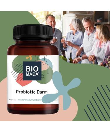 Buy BIOMADA Probiotic Intestine - 60 Capsules for Optimal Gut Health | Vegetarian Gluten-Free Lactose-Free Micronutrients - Buy Online on GoSupps.com