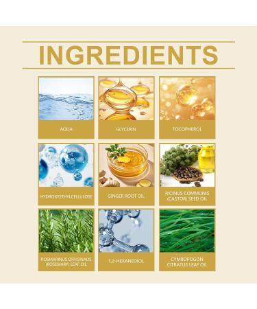  Jeruytgh Hair Growth Scalp Serums with Strengthening Formula 30 ml Hair Loss Regrowth Oil A Fast-Absorbing Scalp Solution Gentle Application - Buy Online on GoSupps.com