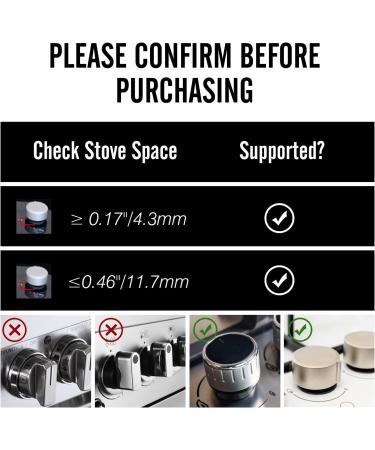 Leofeck 6 PCS Silicone Stove Knob Covers Child Proof Gas Stove Knob Safety Covers with Friction Avoiding Children Turning on Gas Stove Durable Stove Knob Covers Keep Safety for Kids Pets (White) - Buy Online on GoSupps.com