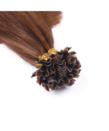 Keratin Bonding Hair Extensions #4/30 Mix - 70cm - 50 Strands - 100% Remy Real Hair - U-Tip - Novon Hair Extensions - Buy Online on GoSupps.com