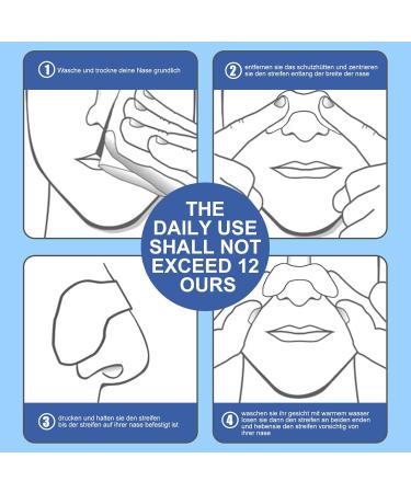 Alaaner Nasal Strips 10Pcs - Reduce Snoring, Improve Breathing, Waterproof Nose Patches for Better Sleep - Buy Online on GoSupps.com